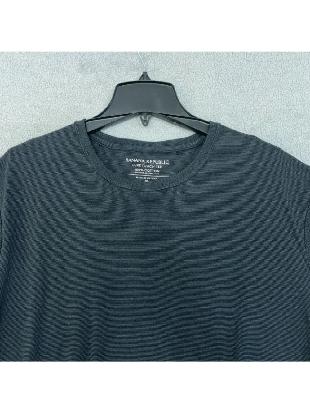 NWOT Banana Republic Men's XXL Luxe Touch Tee 100% Cotton Black